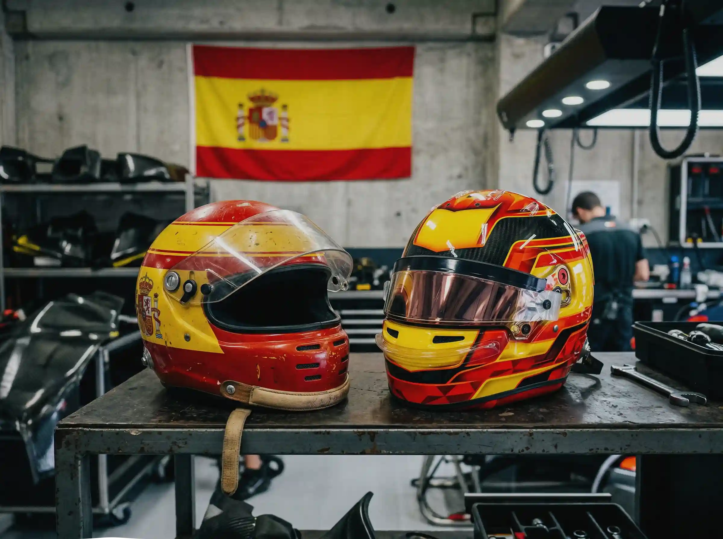 Fernando Alonso y Carlos Sainz compitiendo en la Fórmula 1